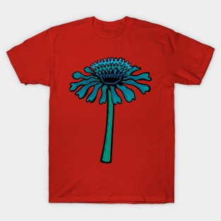 Blue Flower Indigenous WAWEZHI CANADA T-Shirt